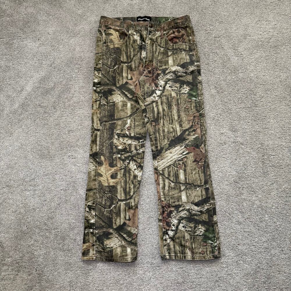 Mossy Oak Camo Men's 32x30 Denim Pants Hunt Jeans Outdoor Camp